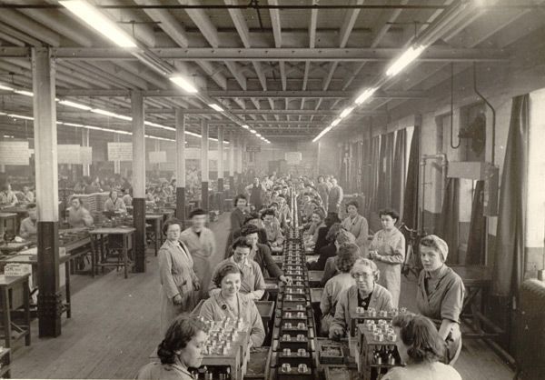 Women on factory production during WW2